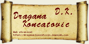 Dragana Končatović vizit kartica